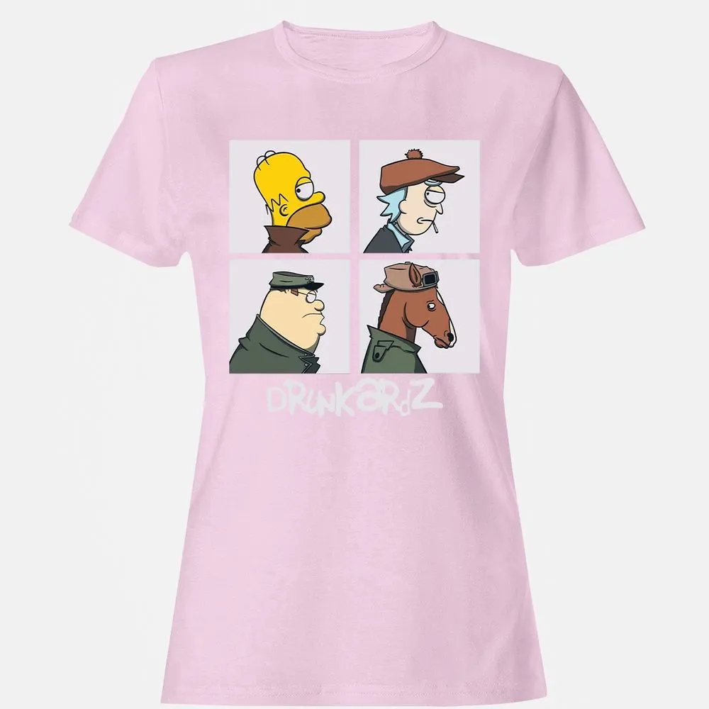 Women's T-Shirt - RE7Z8L93 - Light Pink - 9