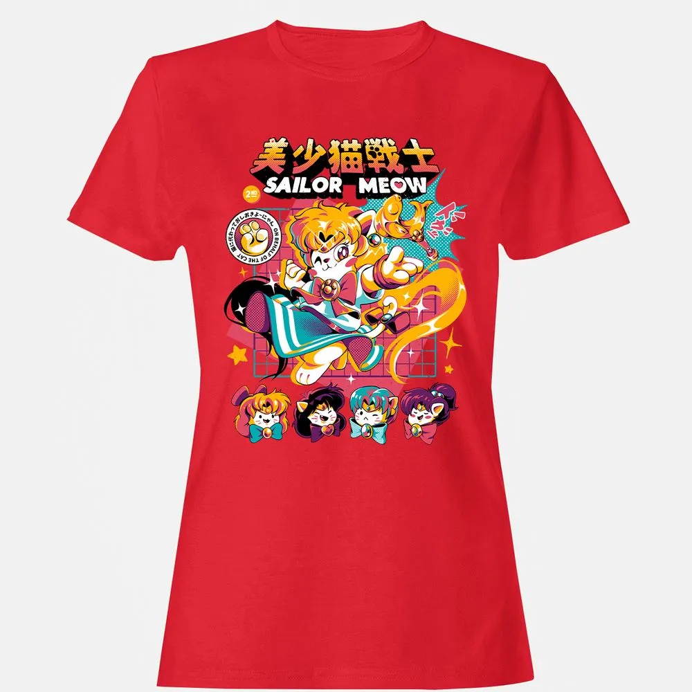 Women's T-Shirt - QTB7P63M - Red - 13