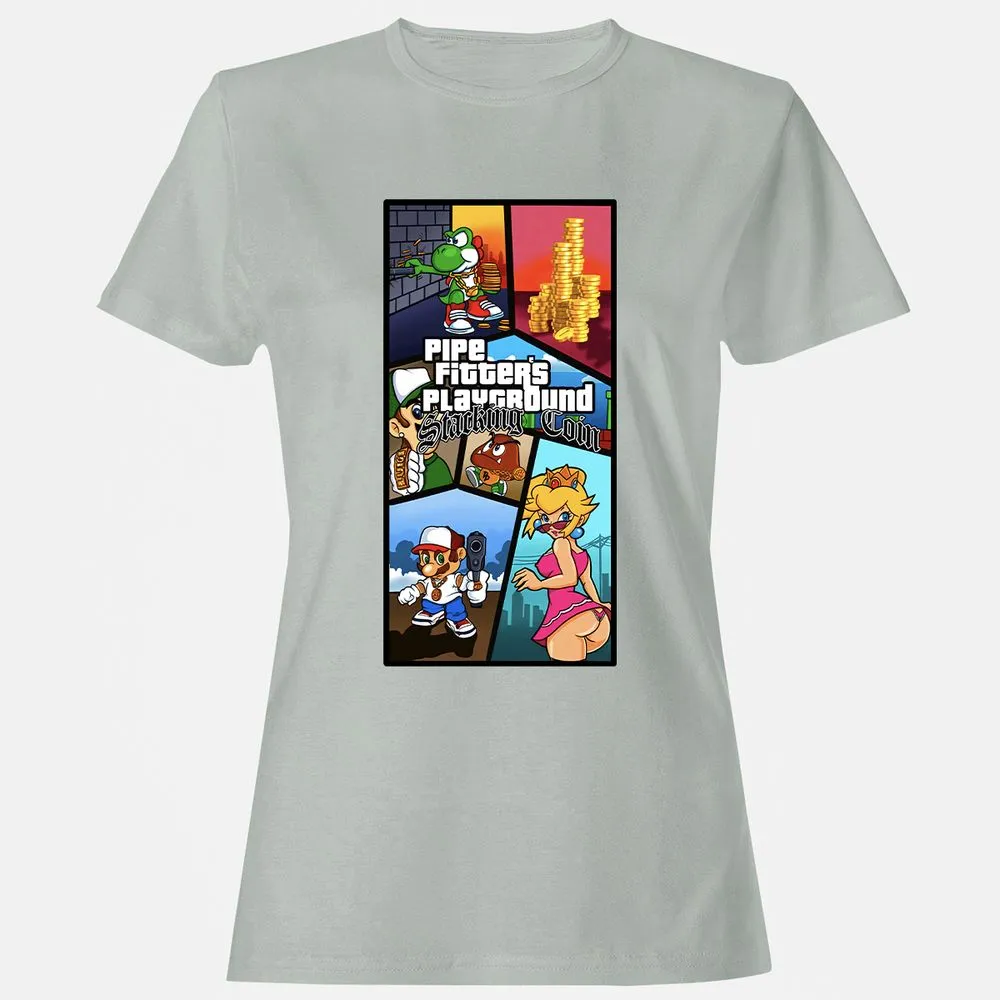 Women's T-Shirt - YK19UPEF - Ash - 2