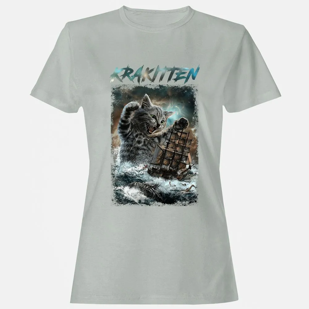 Women's T-Shirt - 9NCD9F6A - Ash - 2