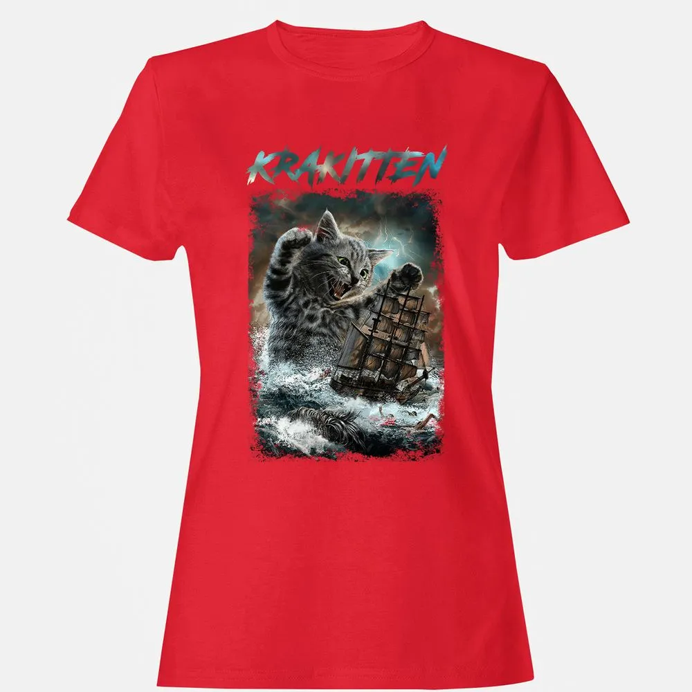Women's T-Shirt - 9NCD9F6A - Red - 13