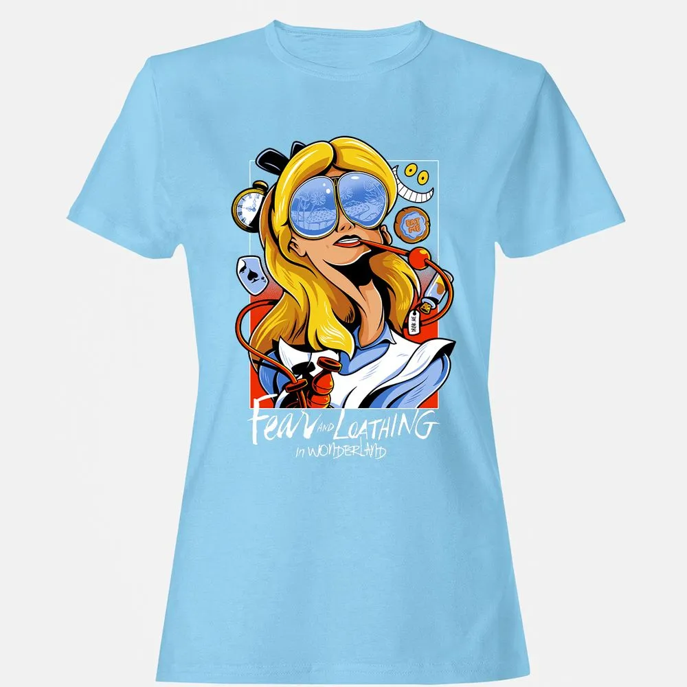 Women's T-Shirt - NNS3QBPB - Light Blue - 8