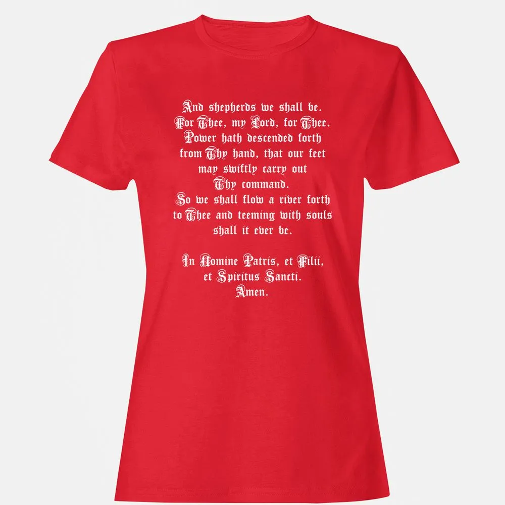 Women's T-Shirt - P5QCGV3U - Red - 13
