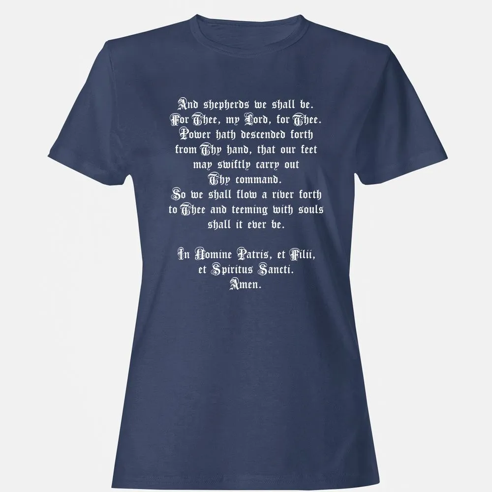 Women's T-Shirt - P5QCGV3U - Navy - 10