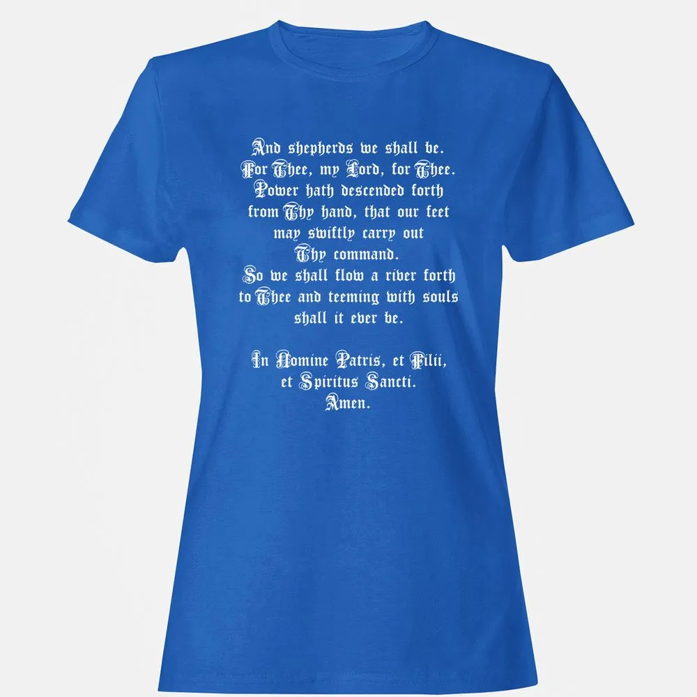 Women's T-Shirt - P5QCGV3U - Royal - 14