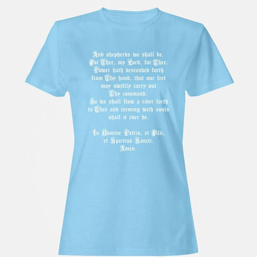 Women's T-Shirt - P5QCGV3U - Light Blue - 8