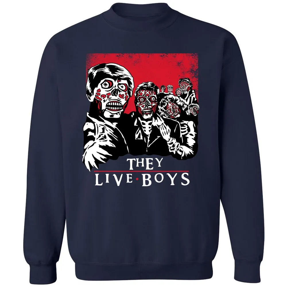 Classic Unisex Sweatshirt - 6YV7RH2T - Navy - 2