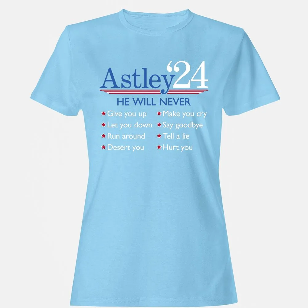Women's T-Shirt - 6ZD4BKN4 - Light Blue - 8