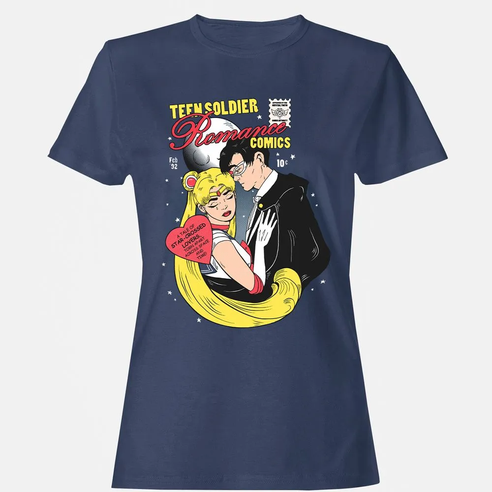 Women's T-Shirt - 2JL8P9L6 - Navy - 10