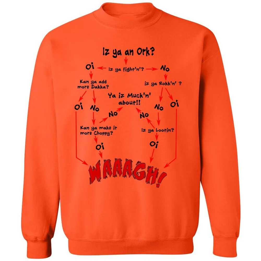 Classic Unisex Sweatshirt - 63AARJND - Orange - 10