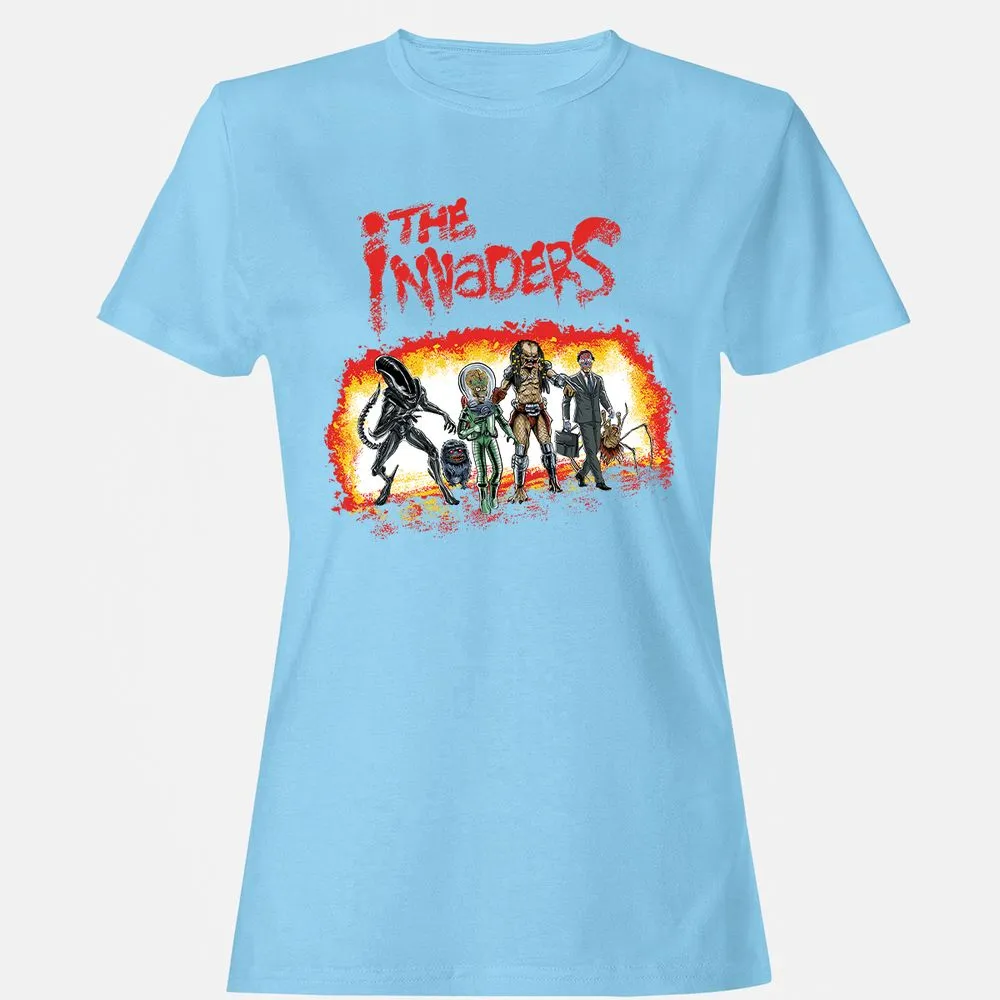 Women's T-Shirt - DR4K7TTN - Light Blue - 8