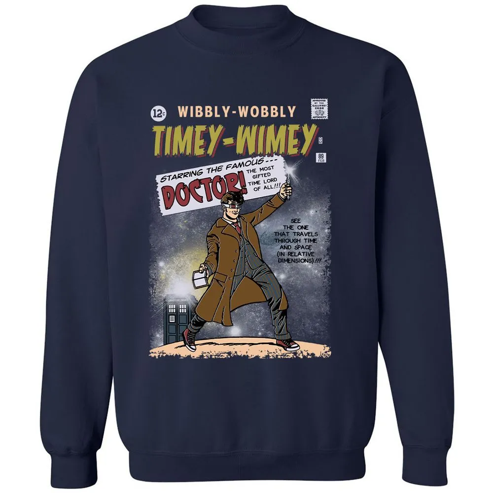 Classic Unisex Sweatshirt - P1ENLC83 - Navy - 2