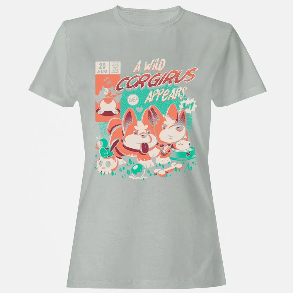 Women's T-Shirt - 3BSRU41K - Ash - 2