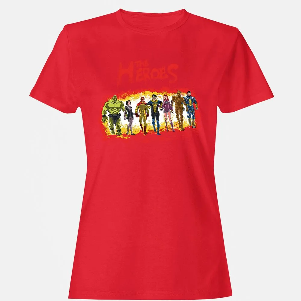 Women's T-Shirt - W5HHP1VY - Red - 13