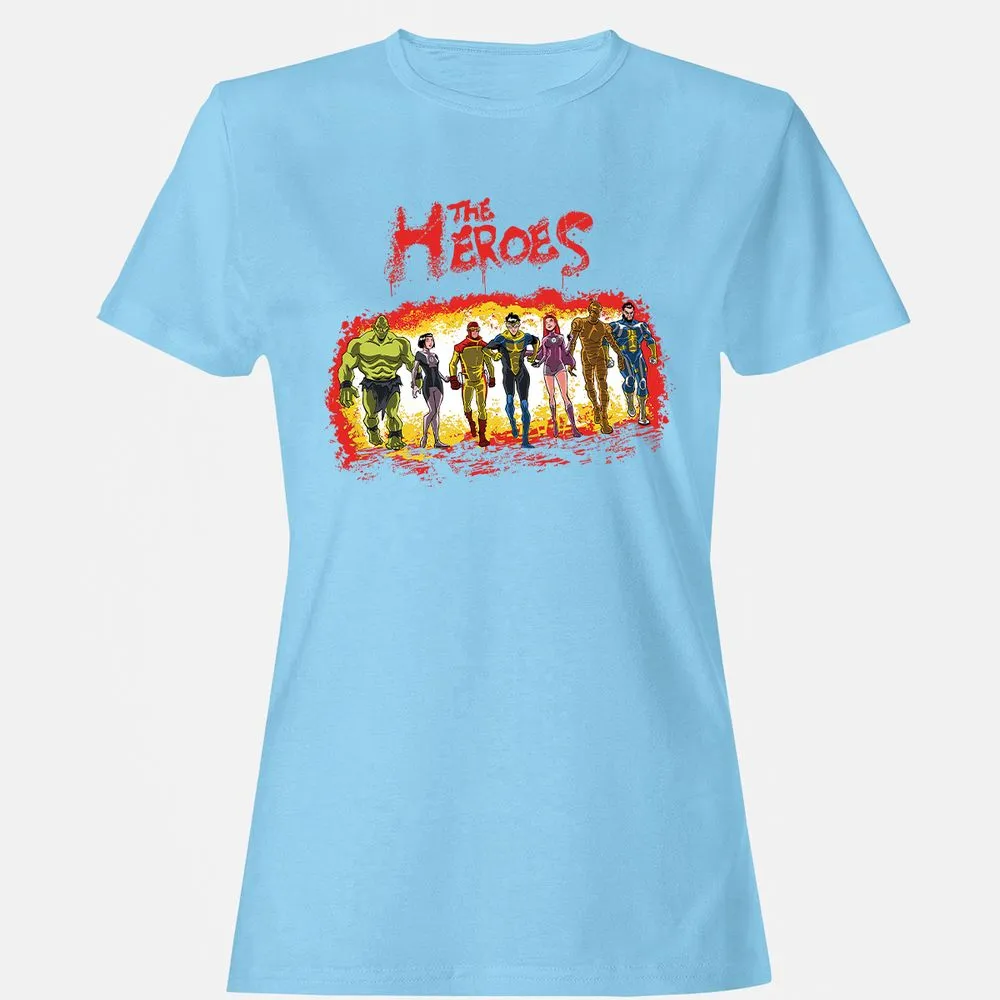 Women's T-Shirt - W5HHP1VY - Light Blue - 8