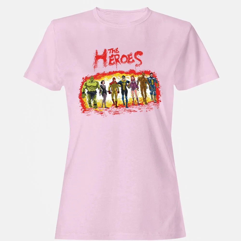 Women's T-Shirt - W5HHP1VY - Light Pink - 9