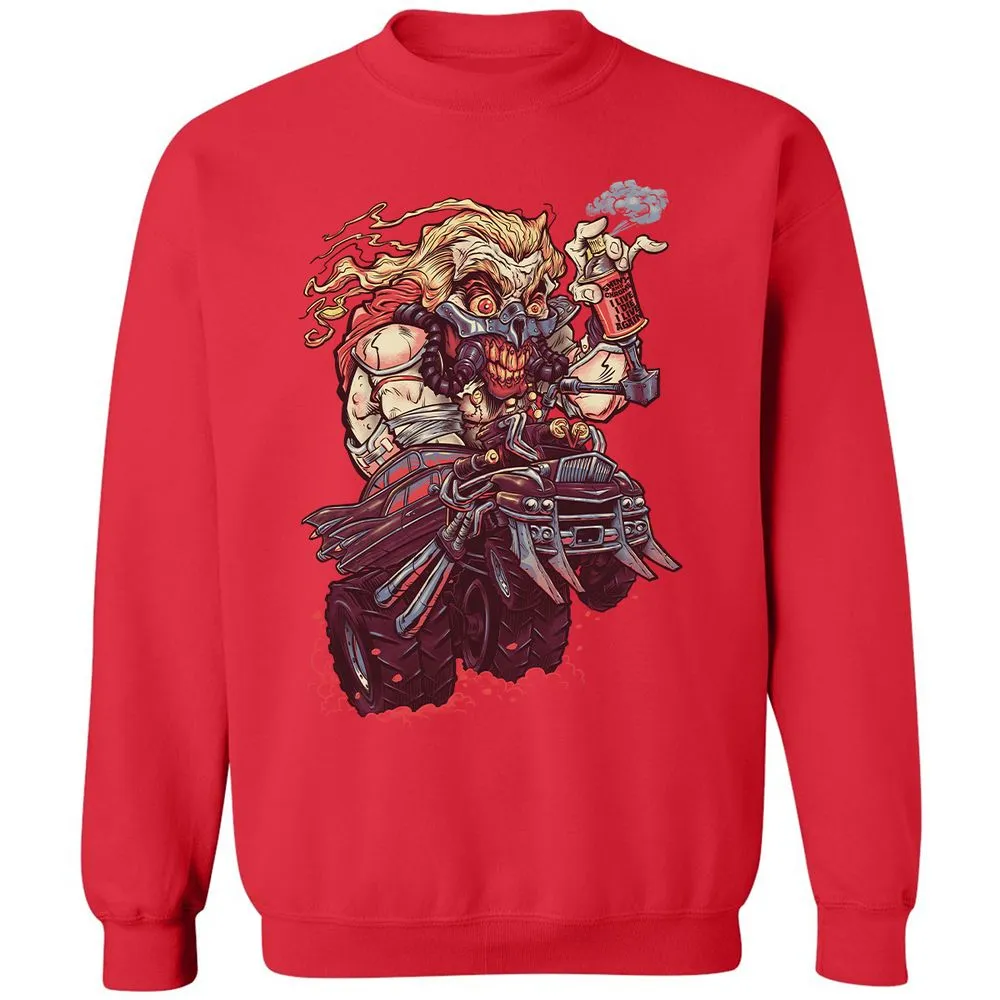 Classic Unisex Sweatshirt - CK3YUQ82 - Red - 5