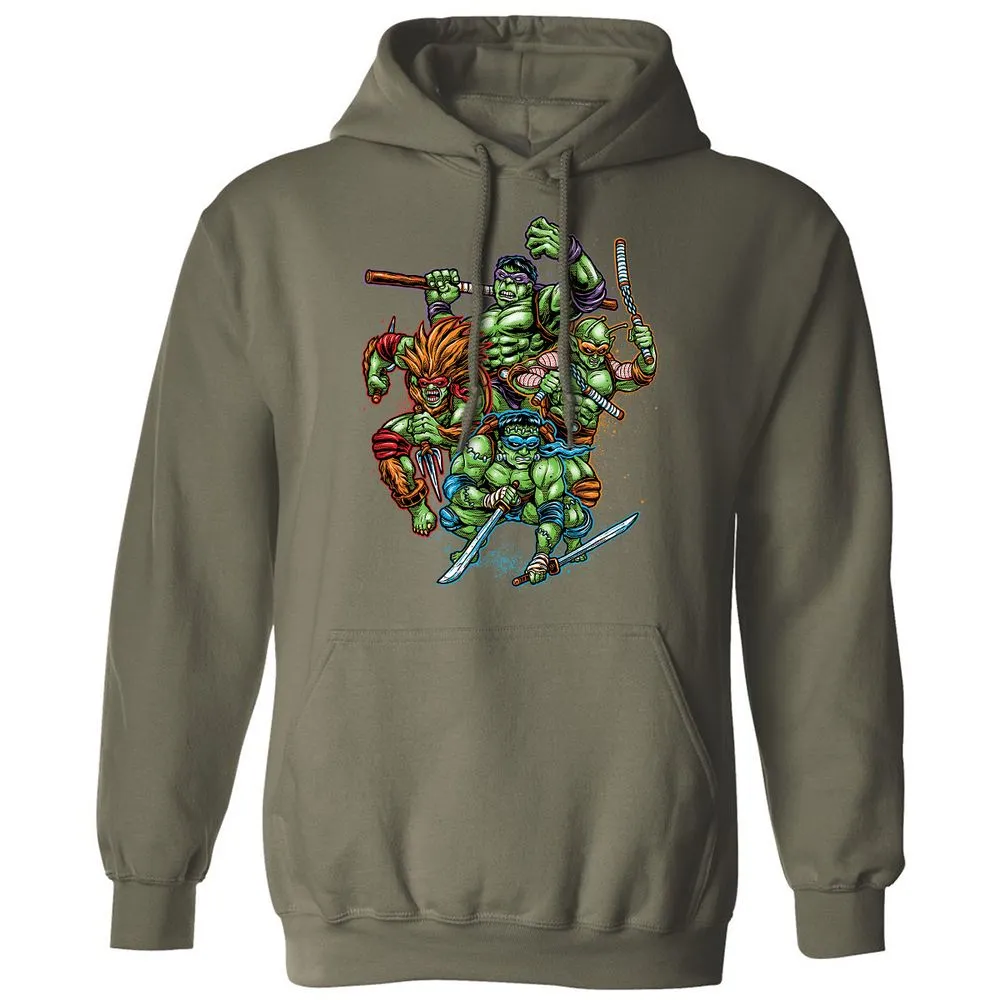Classic Unisex Hoodie - QHNNSCQ4 - Military Green - 4