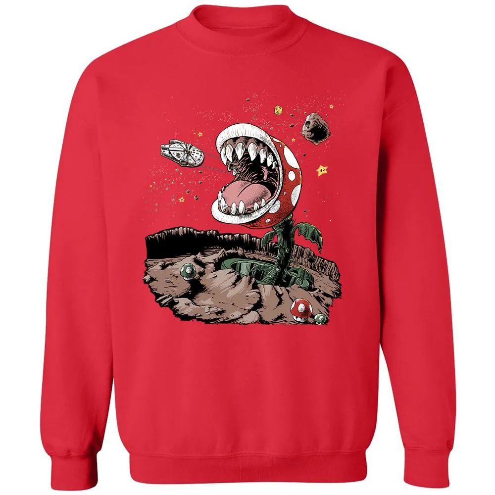 Classic Unisex Sweatshirt - X3HTQWS6 - Red - 5