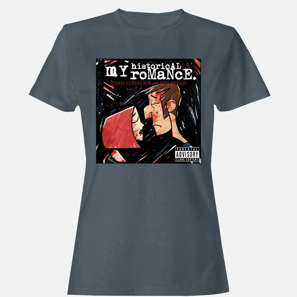 Women's T-Shirt - V9F8BXUR - Charcoal - 3