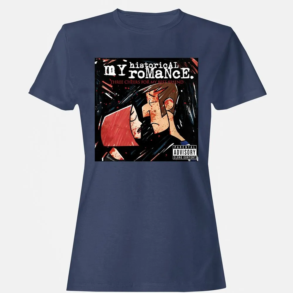 Women's T-Shirt - V9F8BXUR - Navy - 10