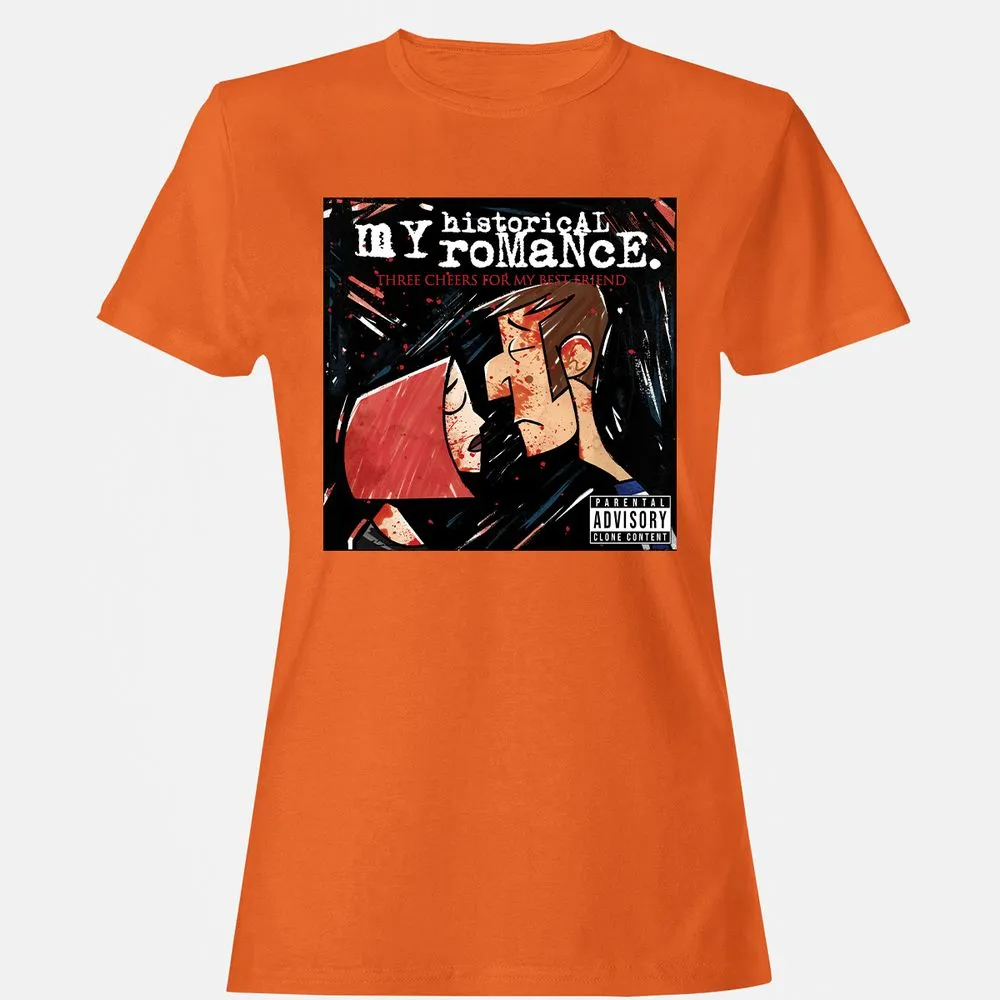 Women's T-Shirt - V9F8BXUR - Orange - 11