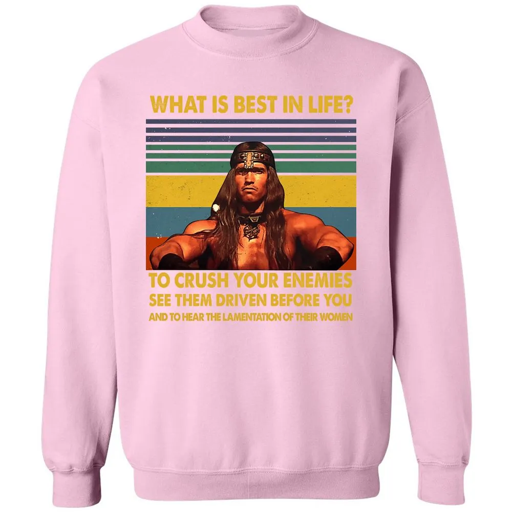 Classic Unisex Sweatshirt - W3E3MYHB - Light Pink - 3