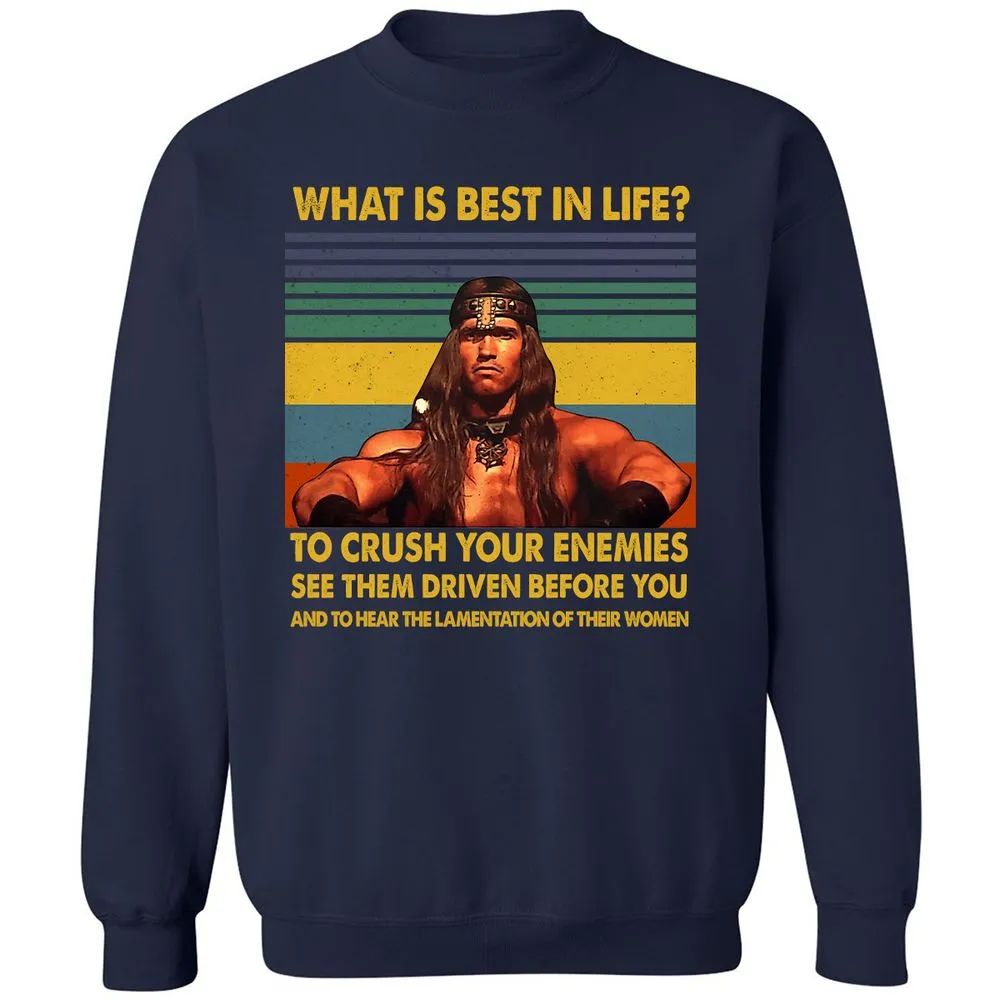 Classic Unisex Sweatshirt - W3E3MYHB - Navy - 2