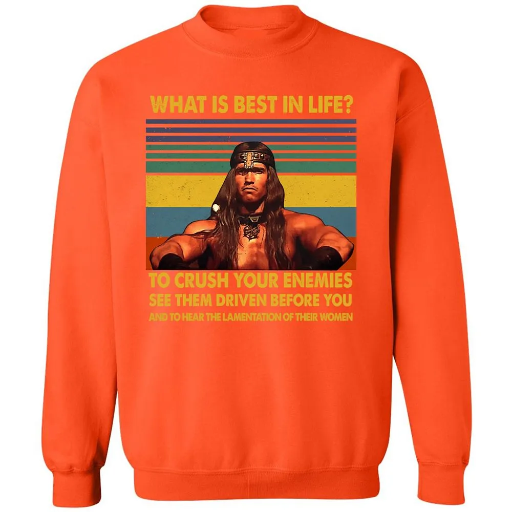 Classic Unisex Sweatshirt - W3E3MYHB - Orange - 10