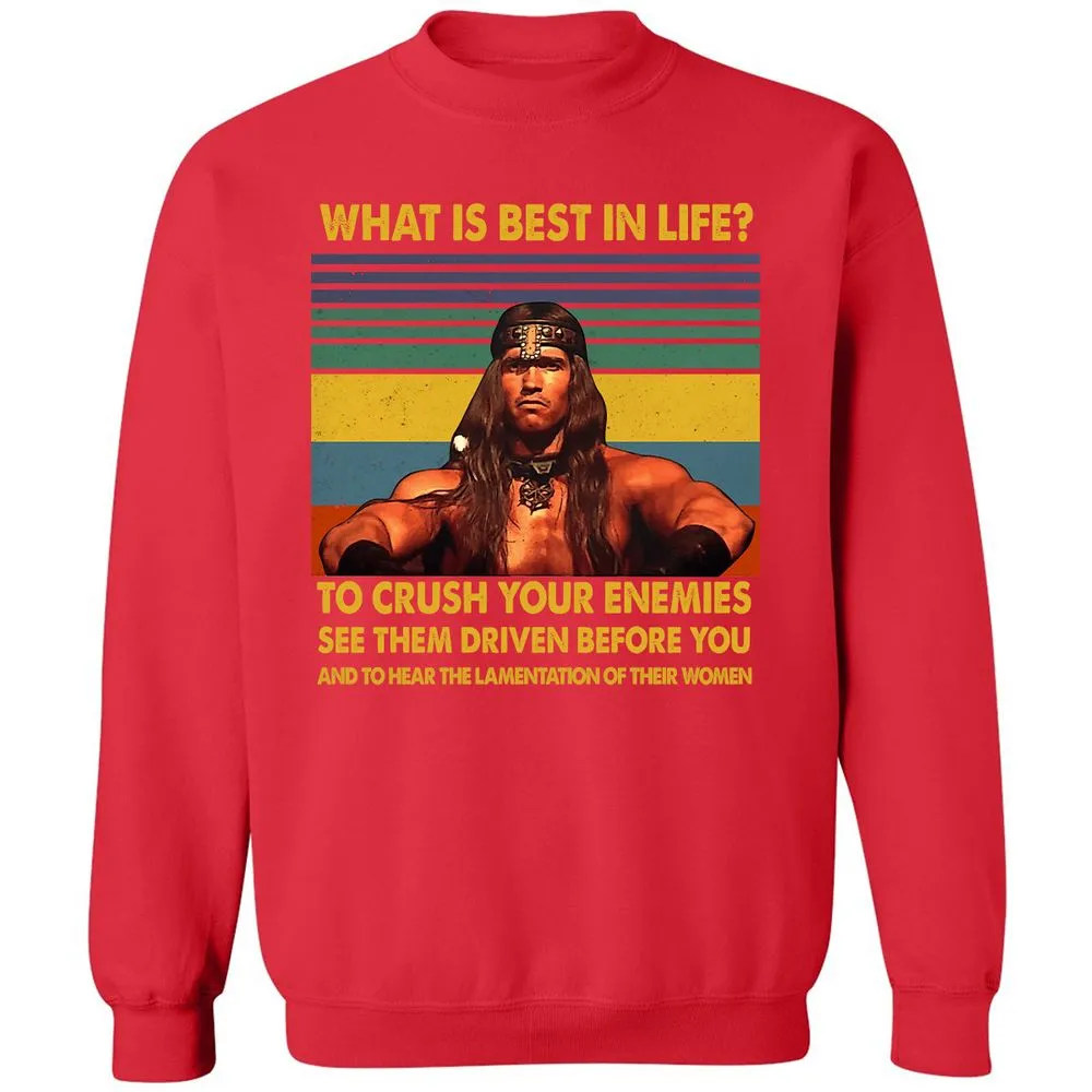 Classic Unisex Sweatshirt - W3E3MYHB - Red - 5