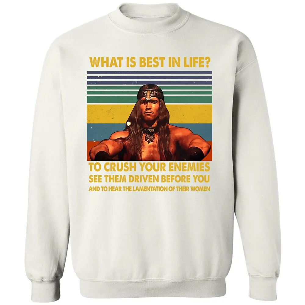 Classic Unisex Sweatshirt - W3E3MYHB - White - 12