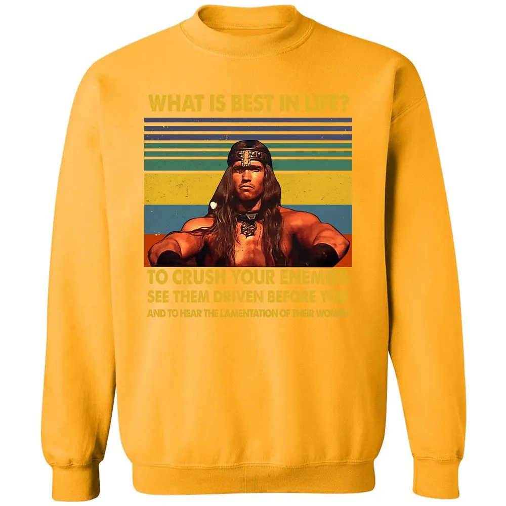 Classic Unisex Sweatshirt - W3E3MYHB - Gold - 11