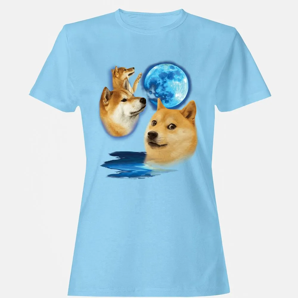 Women's T-Shirt - G6PKNUPE - Light Blue - 8