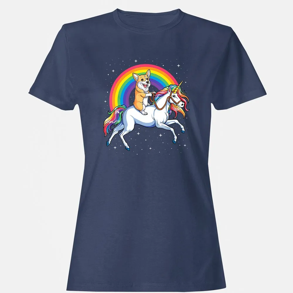 Women's T-Shirt - QVYRL5DG - Navy - 10
