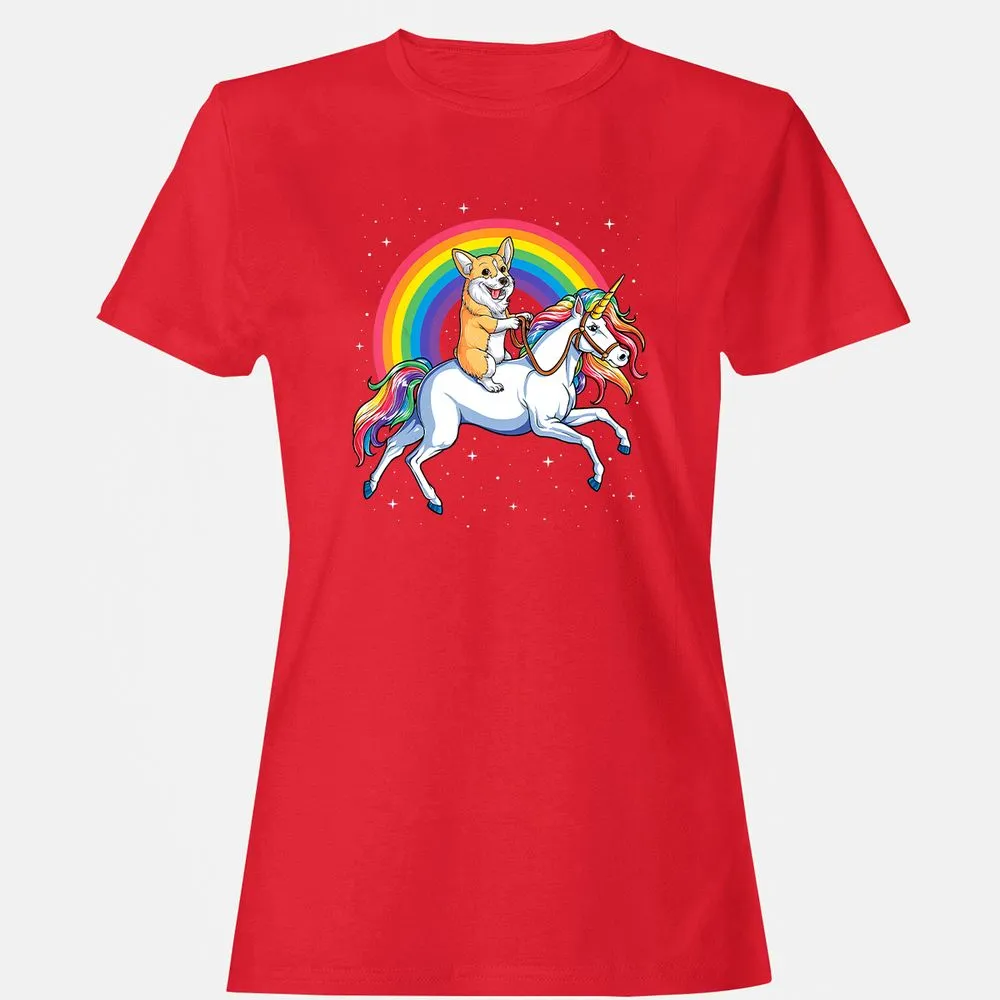 Women's T-Shirt - QVYRL5DG - Red - 13