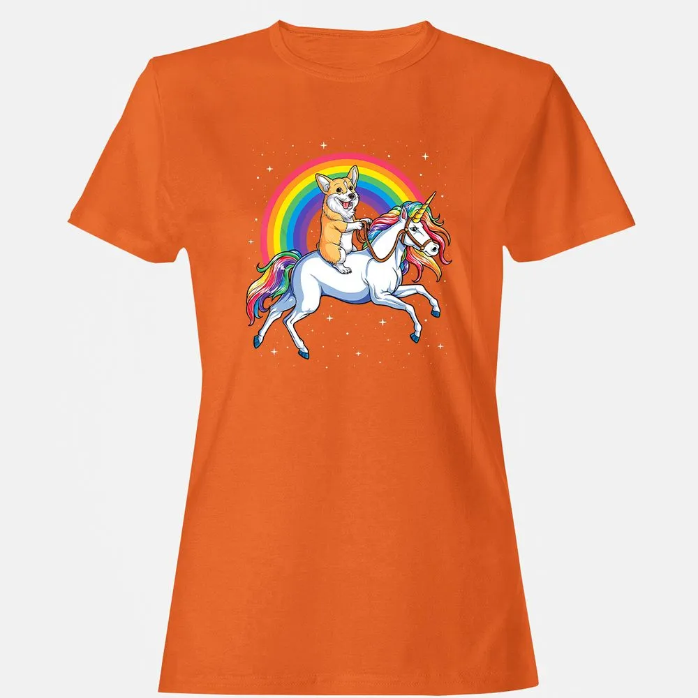 Women's T-Shirt - QVYRL5DG - Orange - 11