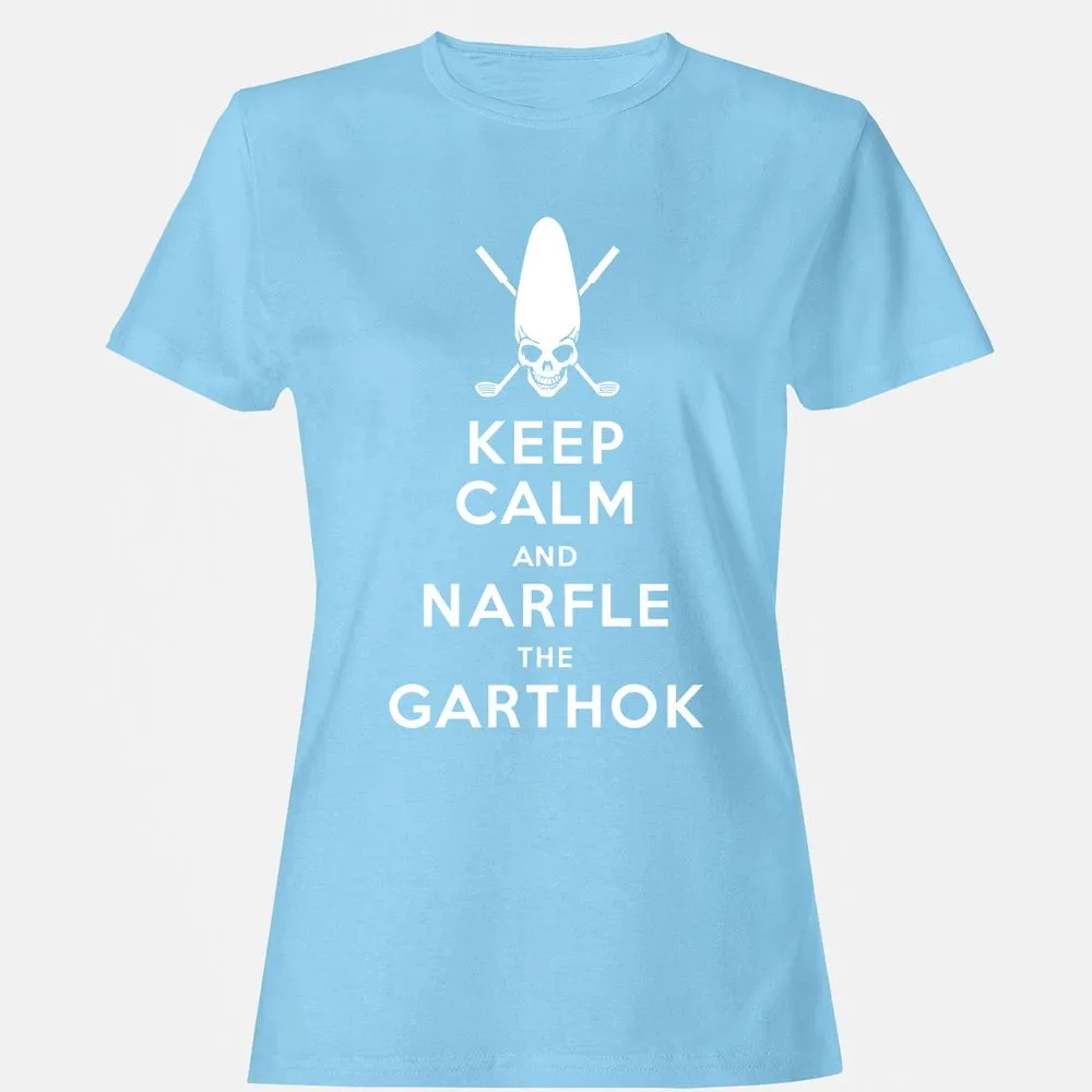 Women's T-Shirt - 4ZVSAN4W - Light Blue - 8