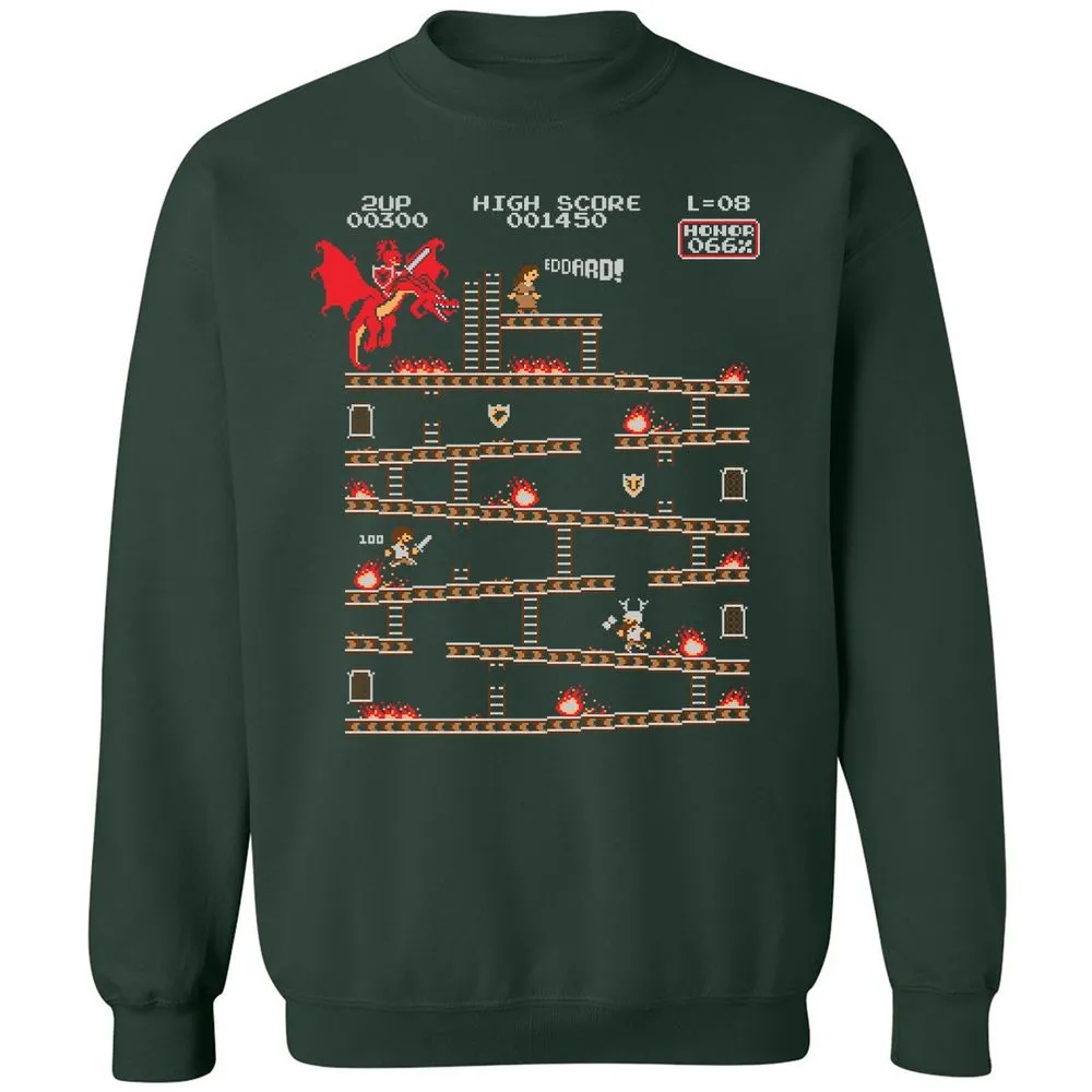 Classic Unisex Sweatshirt - 1WLPTAP2 - Forest Green - 4