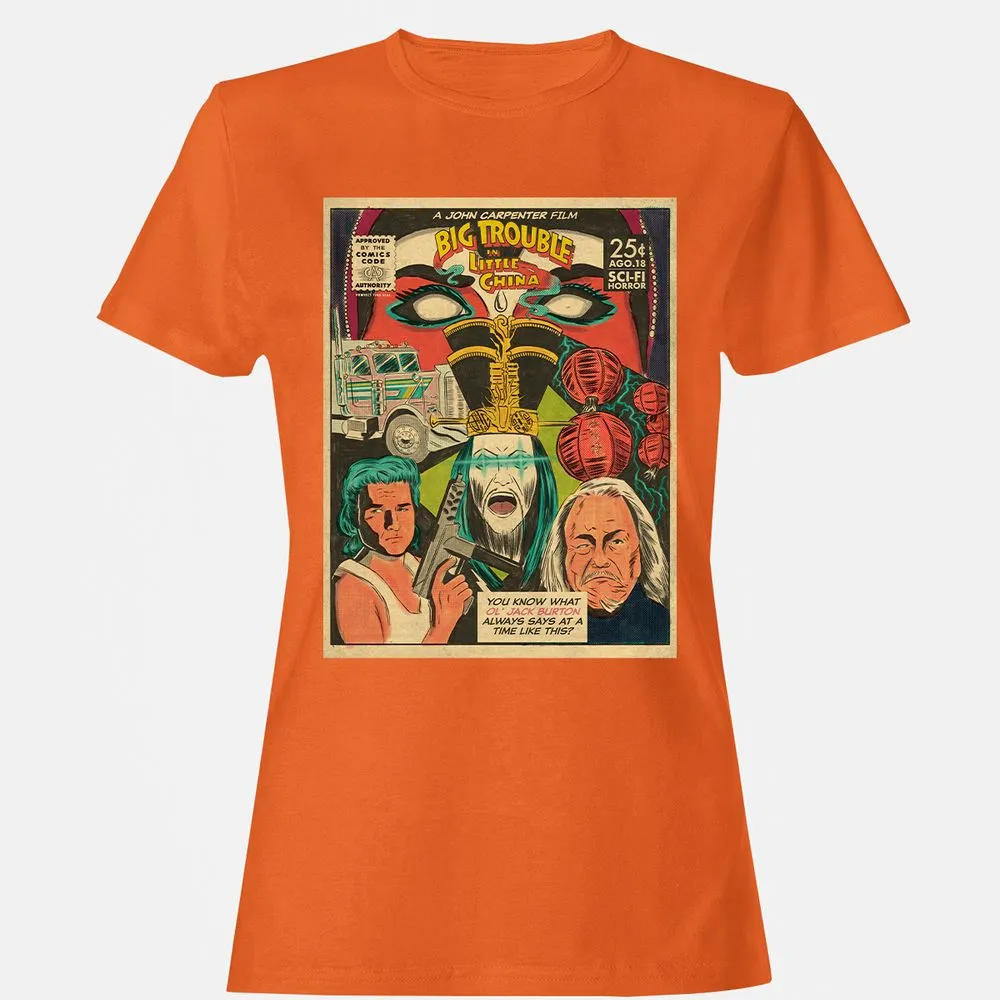 Women's T-Shirt - CTGU2KLP - Orange - 11