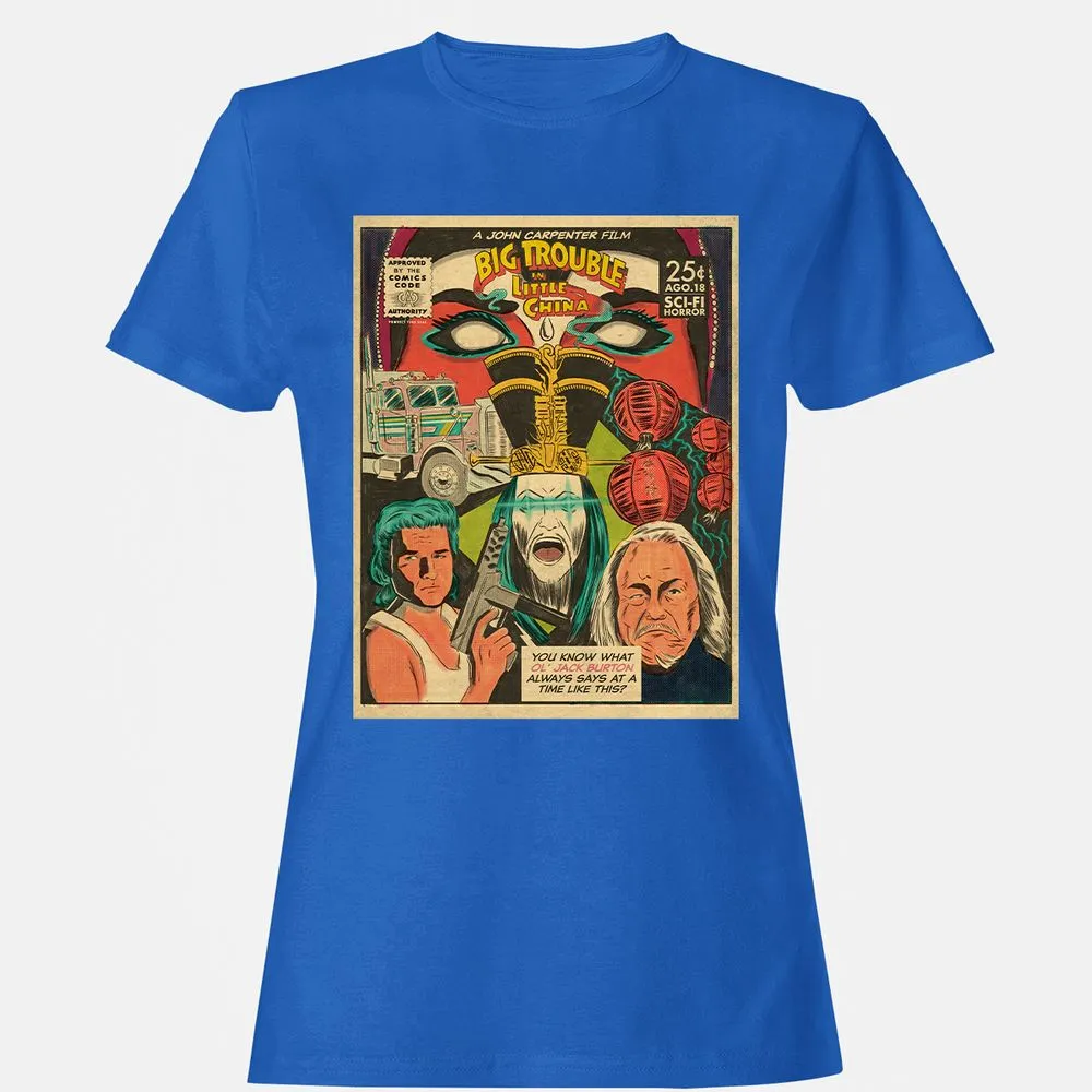 Women's T-Shirt - CTGU2KLP - Royal - 14