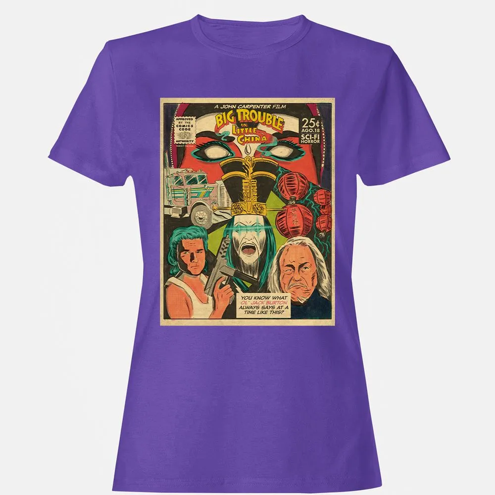 Women's T-Shirt - CTGU2KLP - Purple - 12