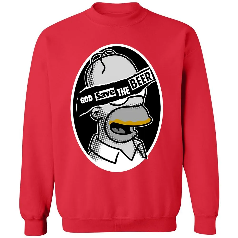 Classic Unisex Sweatshirt - G3NFZDVJ - Red - 5