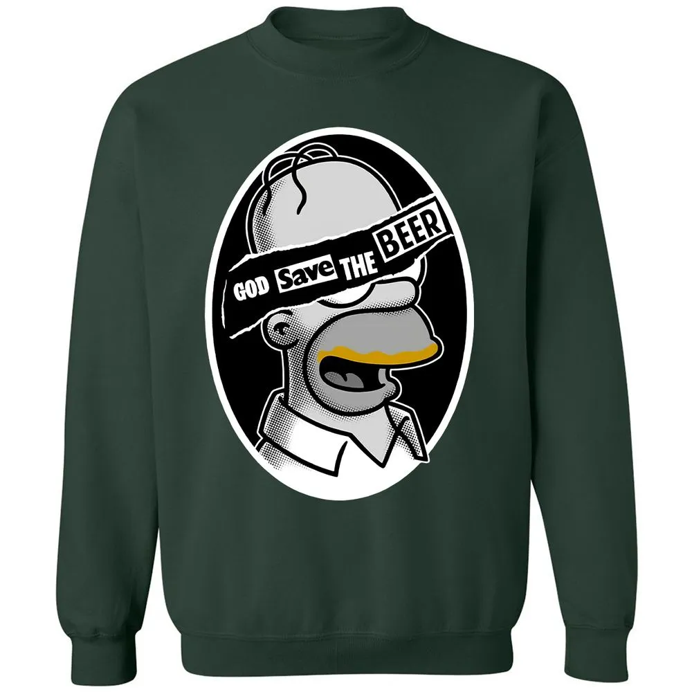 Classic Unisex Sweatshirt - G3NFZDVJ - Forest Green - 4