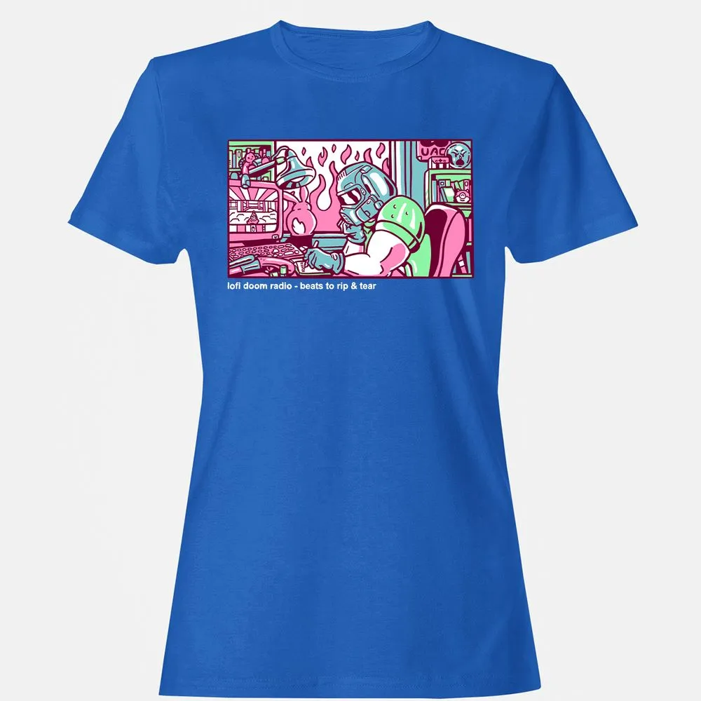 Women's T-Shirt - 3T1QUHZ9 - Royal - 14