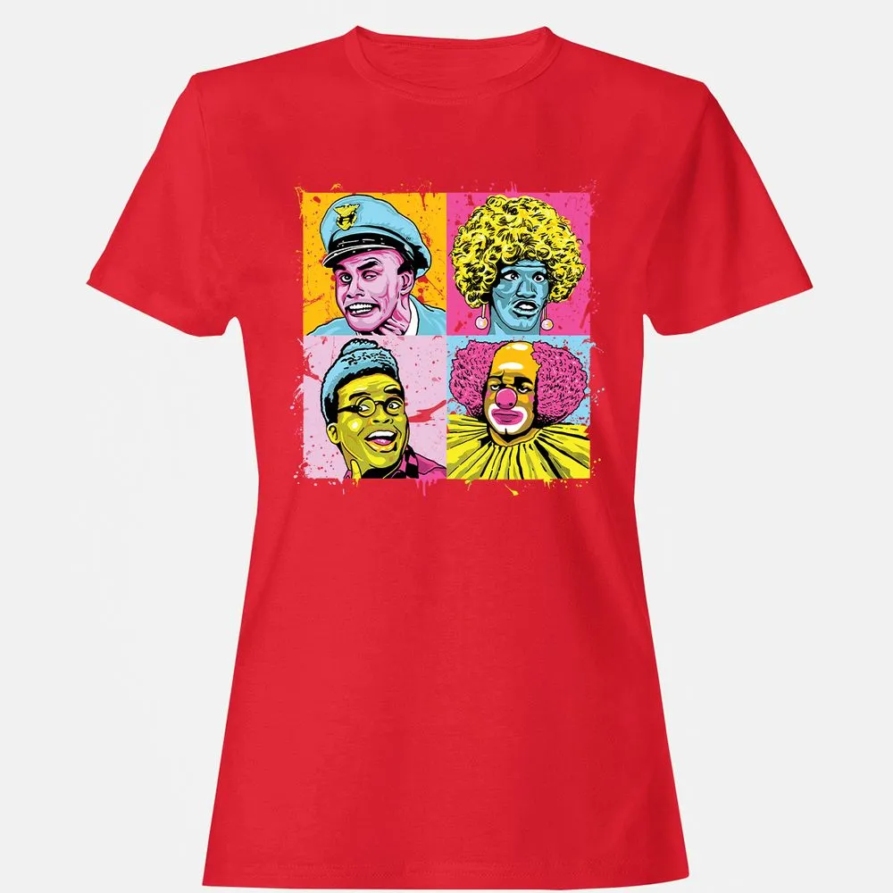 Women's T-Shirt - 11QS48YL - Red - 13