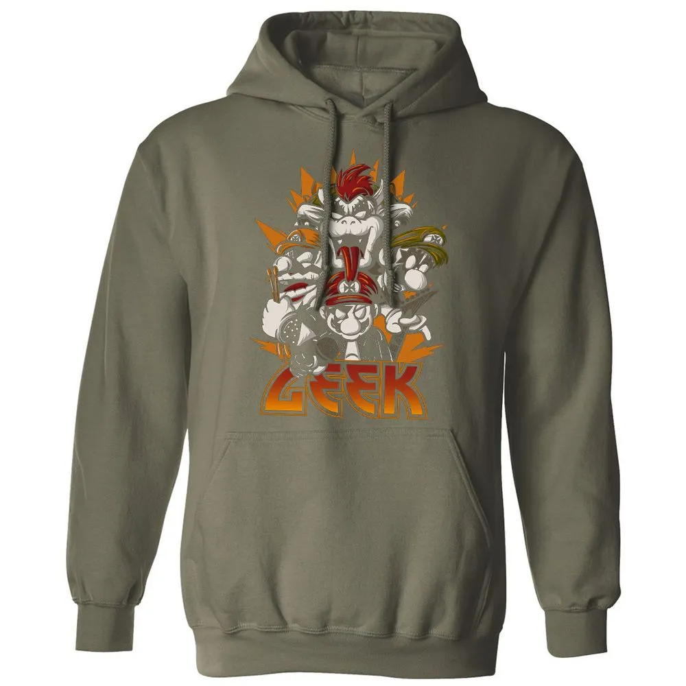 Classic Unisex Hoodie - VDUY6G8C - Military Green - 4