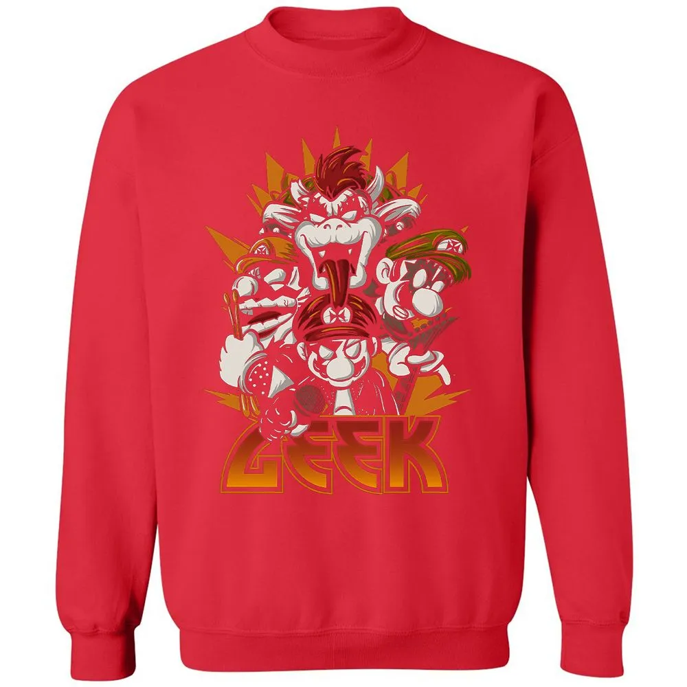 Classic Unisex Sweatshirt - HKNGYSHR - Red - 5