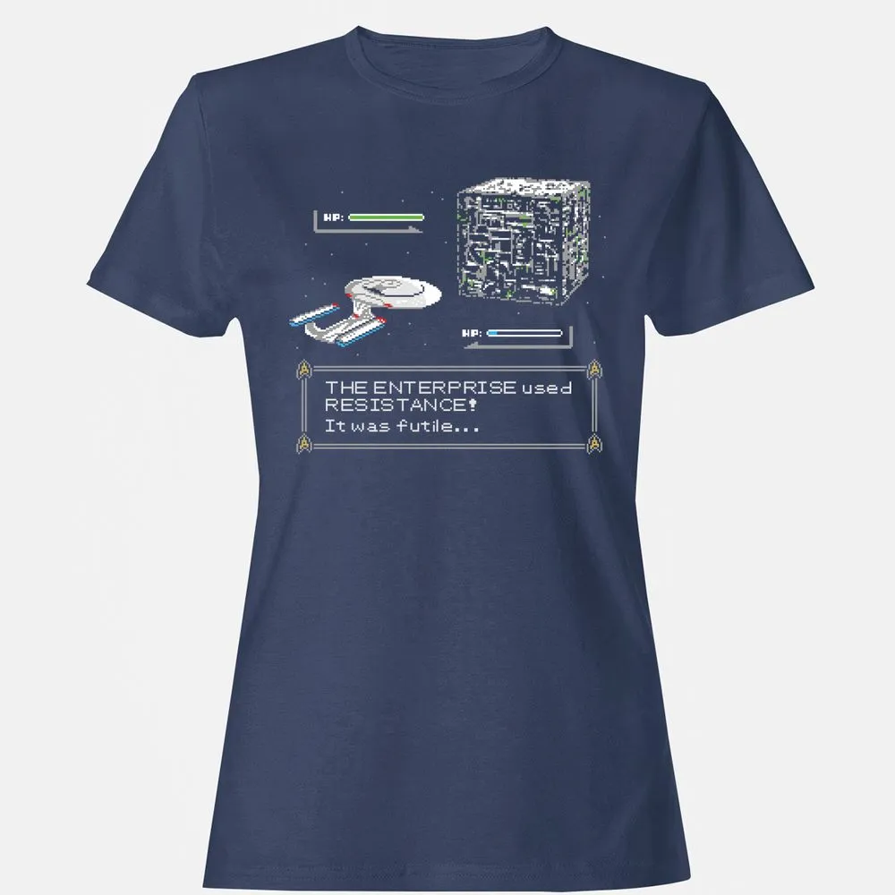 Women's T-Shirt - 5V4TRK5M - Navy - 10