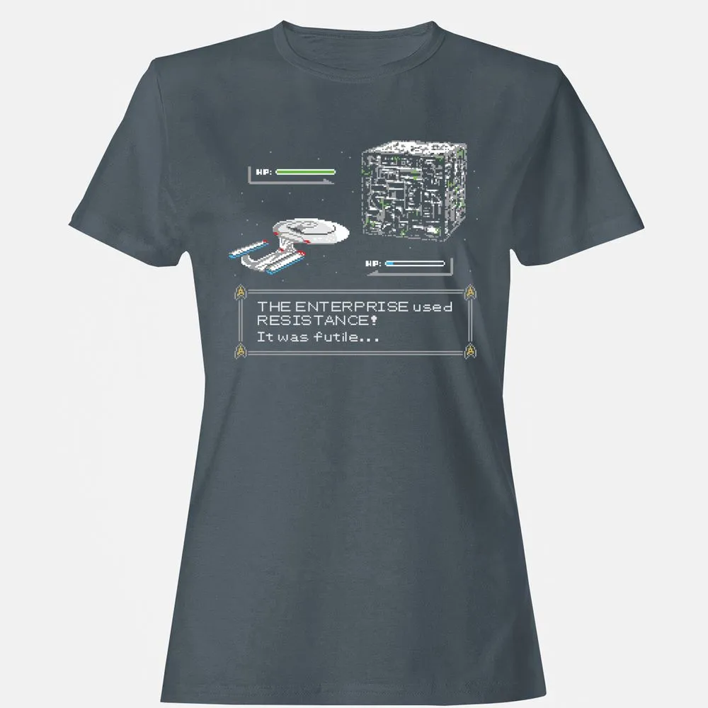 Women's T-Shirt - 5V4TRK5M - Charcoal - 3
