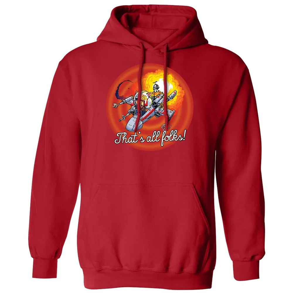 Classic Unisex Hoodie - SQMQBTJT - Red - 5